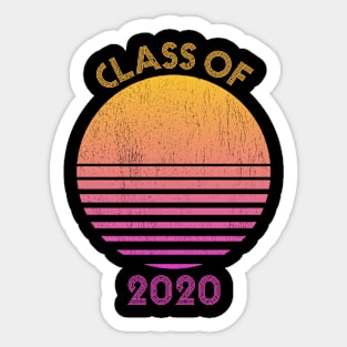 Class of 2020 sunset Sticker